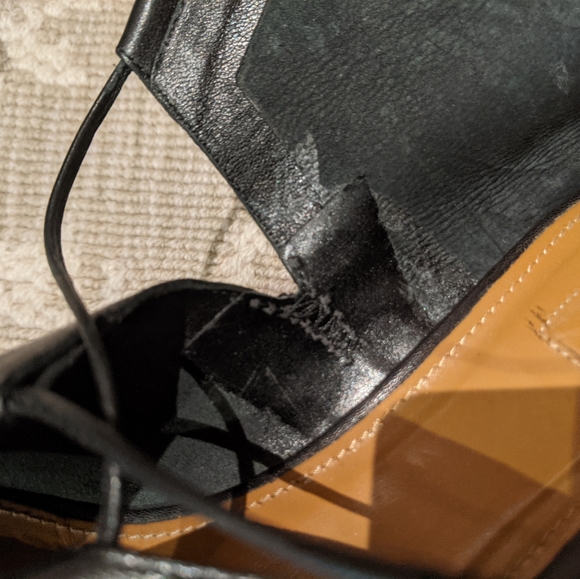 Aquazzura black leather lace up heels - Picture 5 of 8